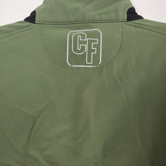 CrossFit Full-Zip Jacket Women's S Green Zippered Pockets Fleece Lining - Picture 10 of 11